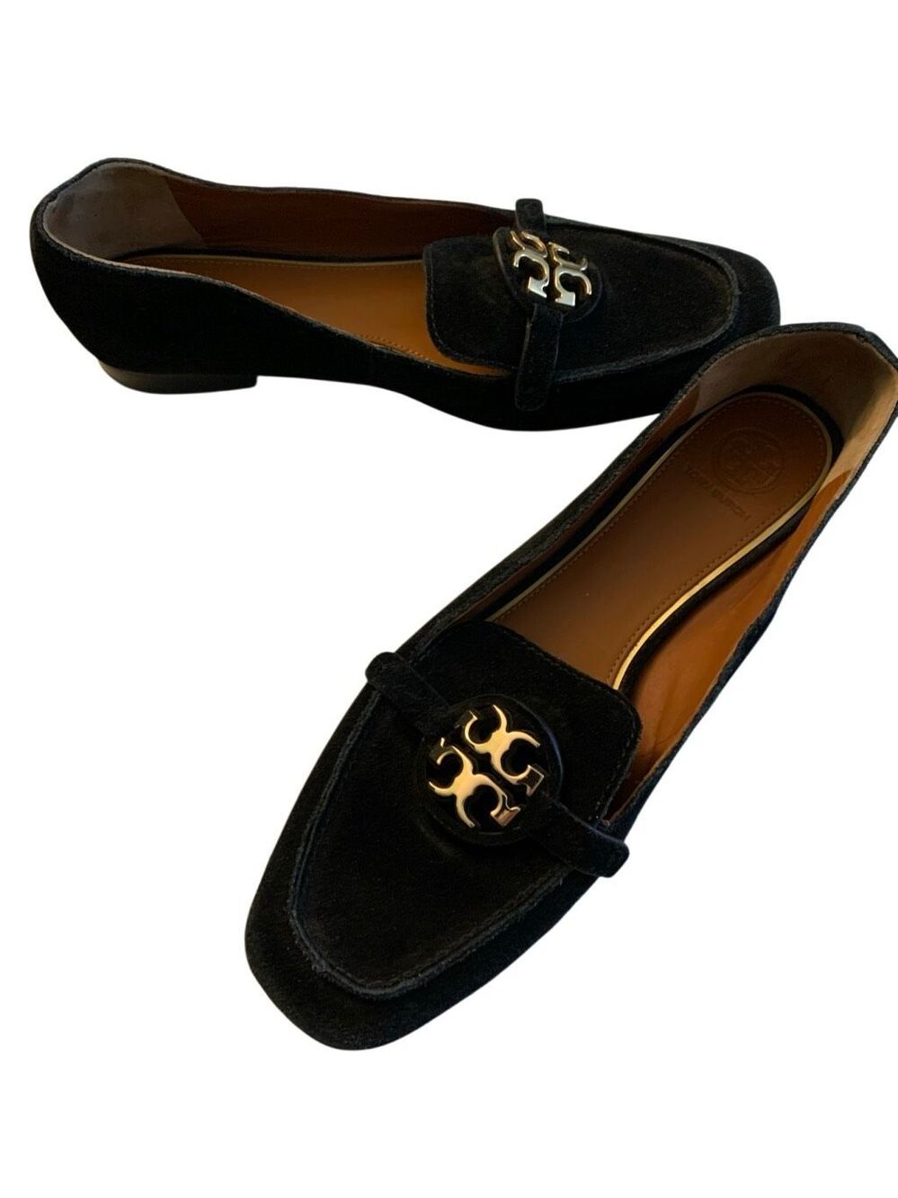 Tory Burch miller metal suede loafers women's size 8